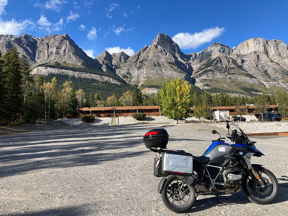 Motorradreise Kanada Icefields Parkway