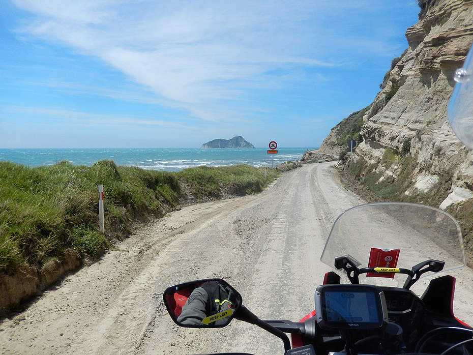 Neuseeland-Motorrad-Kuestenstrasse