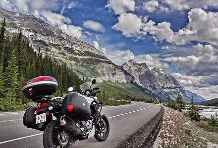 Traumstrecke am Bow River