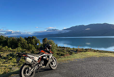 Neuseeland-Motorrad-LakeOhau