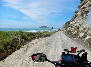 Neuseeland-Motorrad-Kuestenstrasse